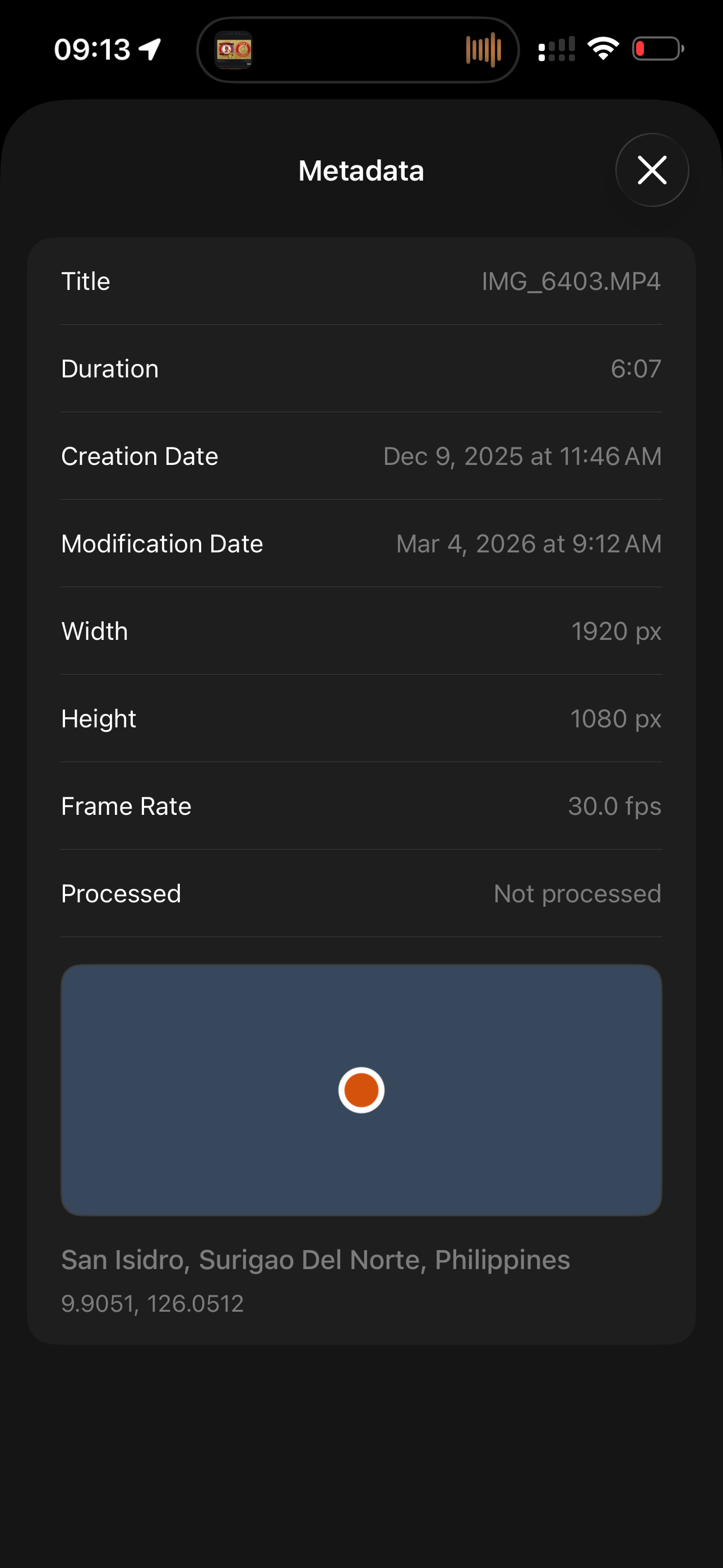 Metadata in Fliqer app